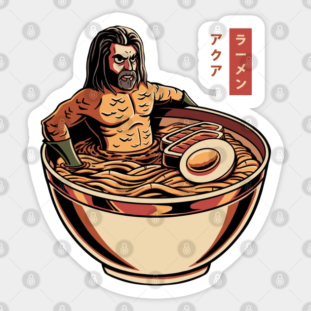 Aqua Ramen Sticker by zemluke